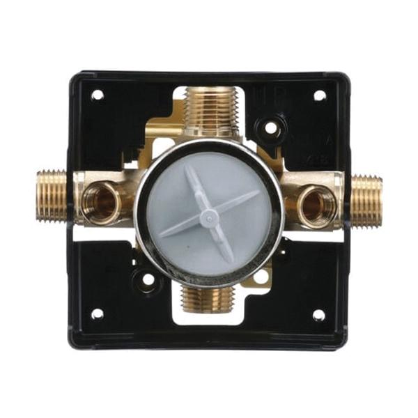 DELTA® R10000-UNBX Tub/Shower Rough Valve Body, 1/2 x 1/2 in, NPTM x CWT Female Sweat, Brass
