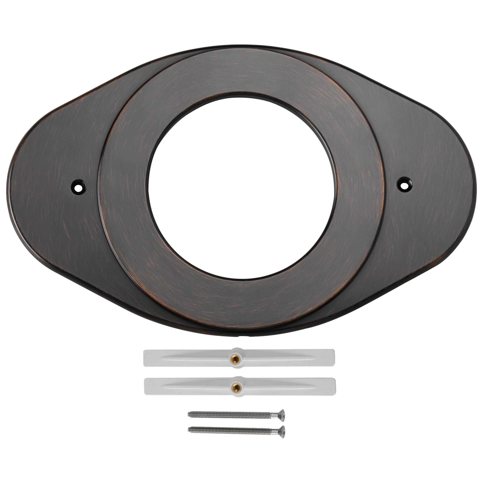 DELTA&reg; RP29827RB Replacement Shower Renovation Cover Plate, 5-1/8 in, 13 in L x 8-1/8 in H, Brass, Venetian Bronze, Import, Residential