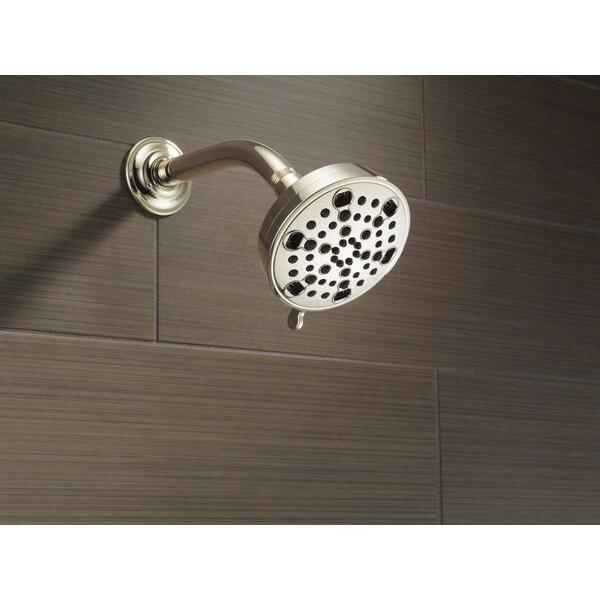 DELTA® RP40593PN Shower Arm, 1/2 in, IPS, Brass, Polished Nickel