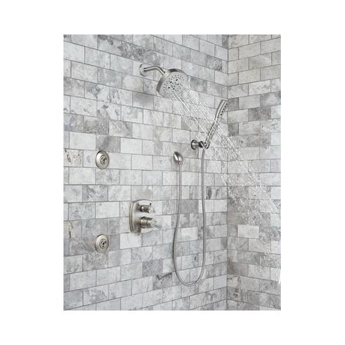 DELTA® RP40593SS Shower Arm, 1/2 in, IPS, Brass, Stainless Steel thumbnail 3