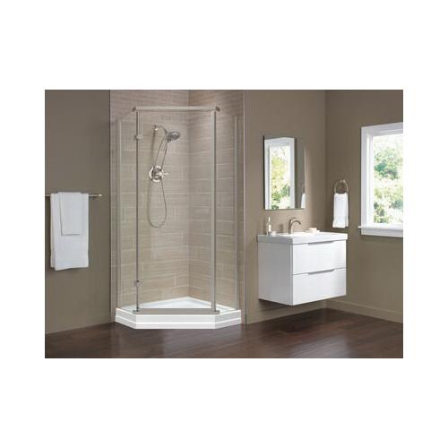 DELTA® RP40593SS Shower Arm, 1/2 in, IPS, Brass, Stainless Steel thumbnail 4