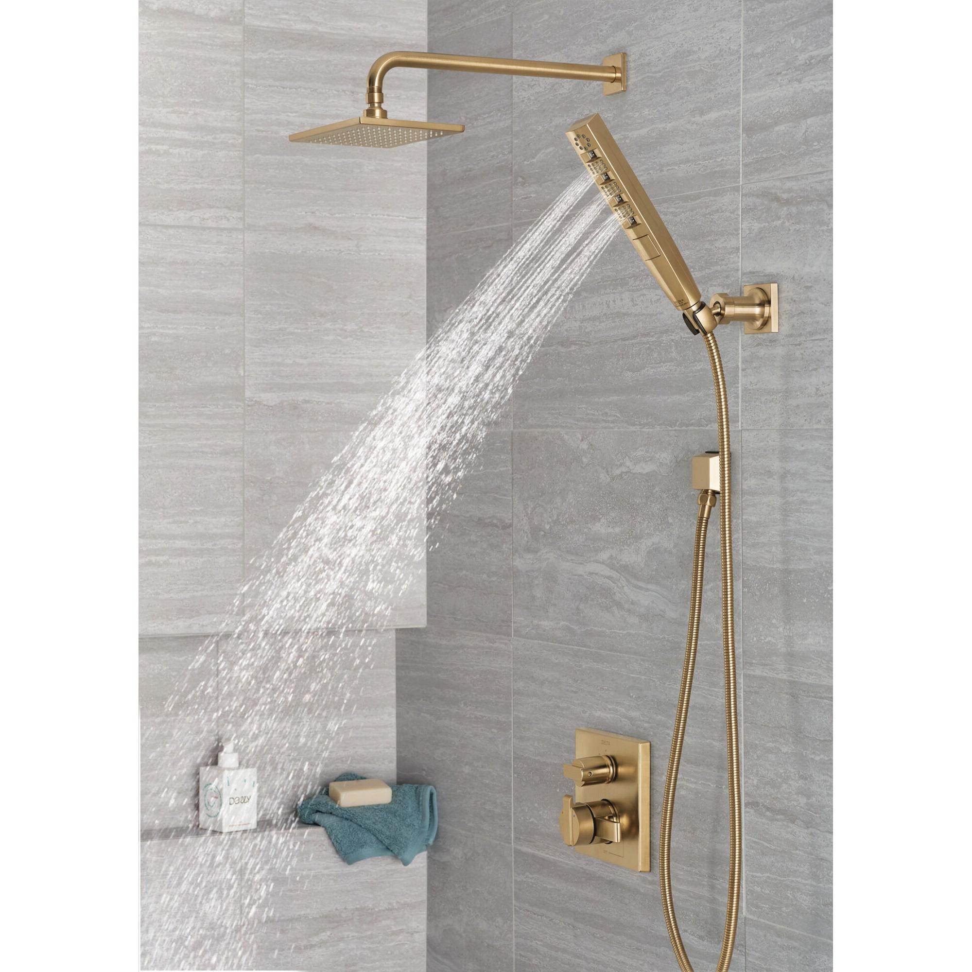 DELTA® RP46870CZ Shower Arm, 1/2 in, MPT, Champagne Bronze thumbnail 4