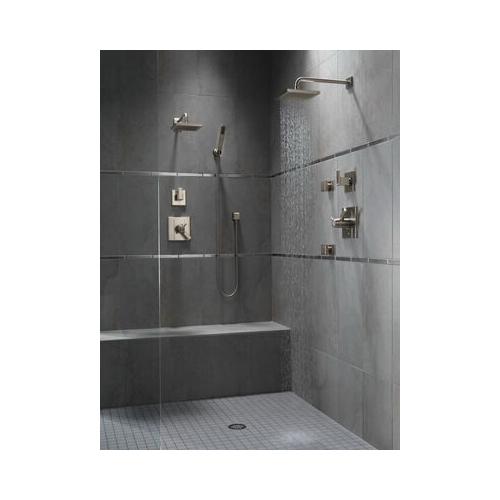 DELTA® RP46870SS Shower Arm, 1/2 in, IPS, Brass, Stainless Steel thumbnail 2