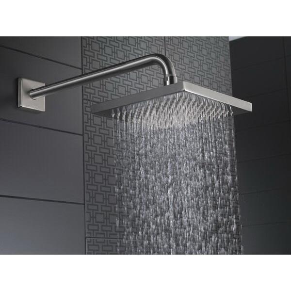 DELTA® RP53496SS Raincan Showerhead, 2.5 gpm, 1-Spray, Wall Mounting, 7-11/16 in H x 7-11/16 in W Head thumbnail 2