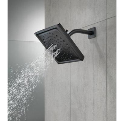 DELTA® Dryden™ RP6023BL Shower Arm, 1/2 in, MNPT, Brass, Matte Black