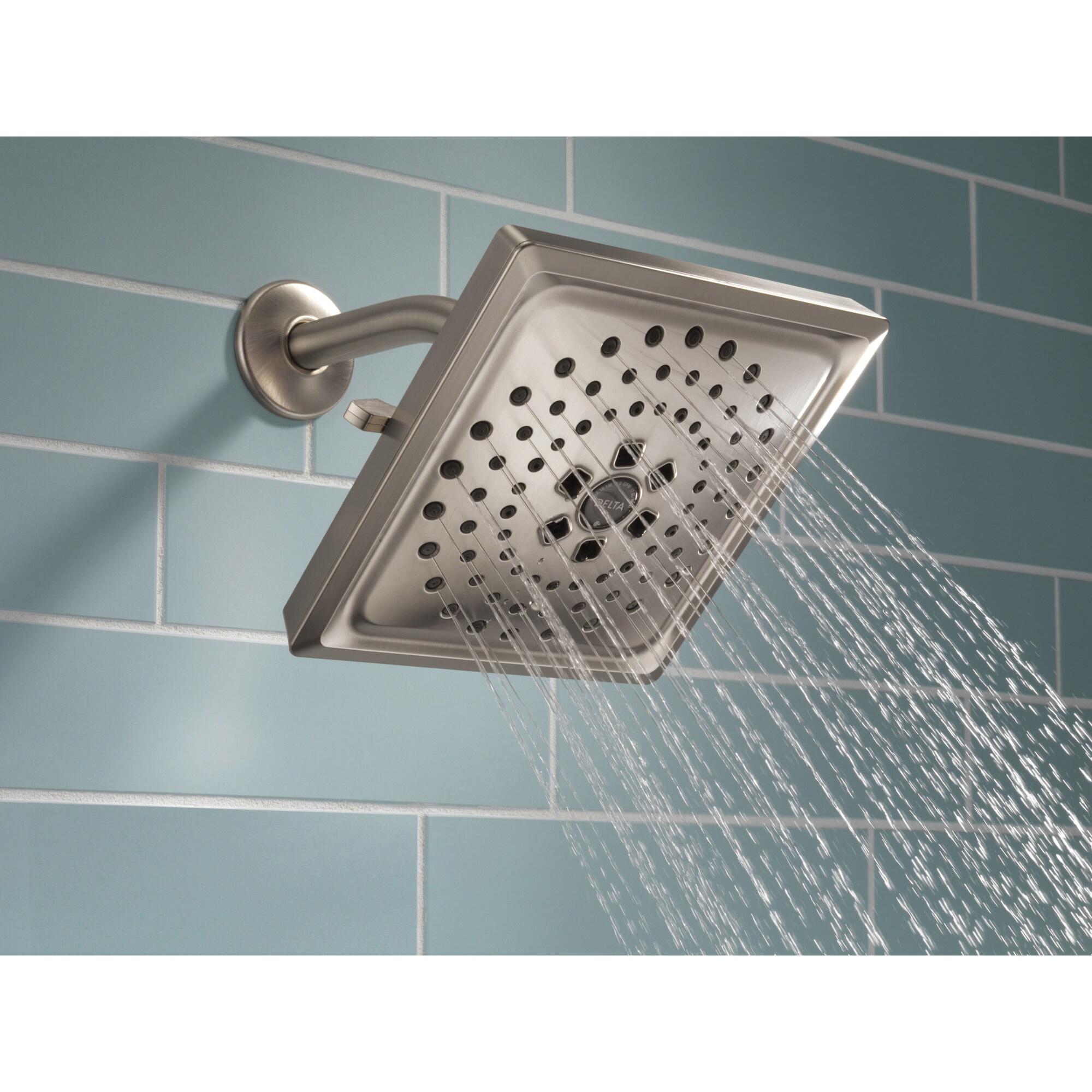 DELTA® Dryden™ RP6023SS Shower Arm, 1/2 in, MPT, Stainless Steel thumbnail 4