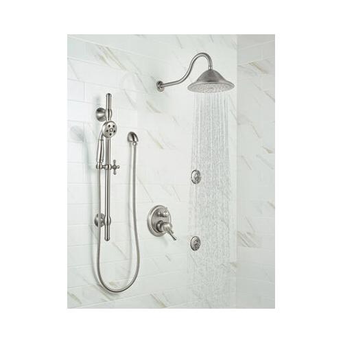 DELTA® RP61273SS Shower Arm, 1/2 in, IPS, Metal, Stainless Steel thumbnail 2