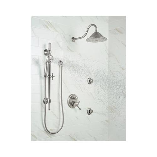 DELTA® RP61273SS Shower Arm, 1/2 in, IPS, Metal, Stainless Steel