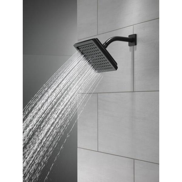 DELTA® Universal Showering RP62283BL Raincan Showerhead, 2.5 gpm, 1-Spray, Wall Mounting, 6-1/2 in Head, Matte Black thumbnail 3