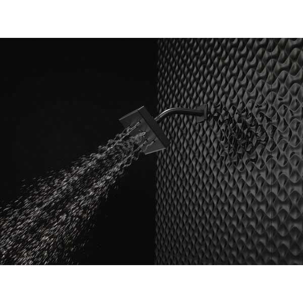 DELTA® Universal Showering RP70171BL Raincan Showerhead, 1.75 gpm, 1-Spray, Wall Mounting, 6 in Head, Matte Black thumbnail 3
