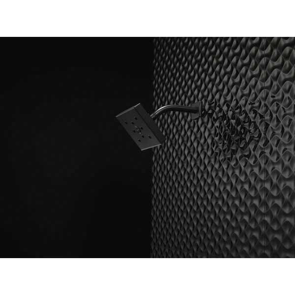 DELTA® Universal Showering RP70171BL Raincan Showerhead, 1.75 gpm, 1-Spray, Wall Mounting, 6 in Head, Matte Black thumbnail 2