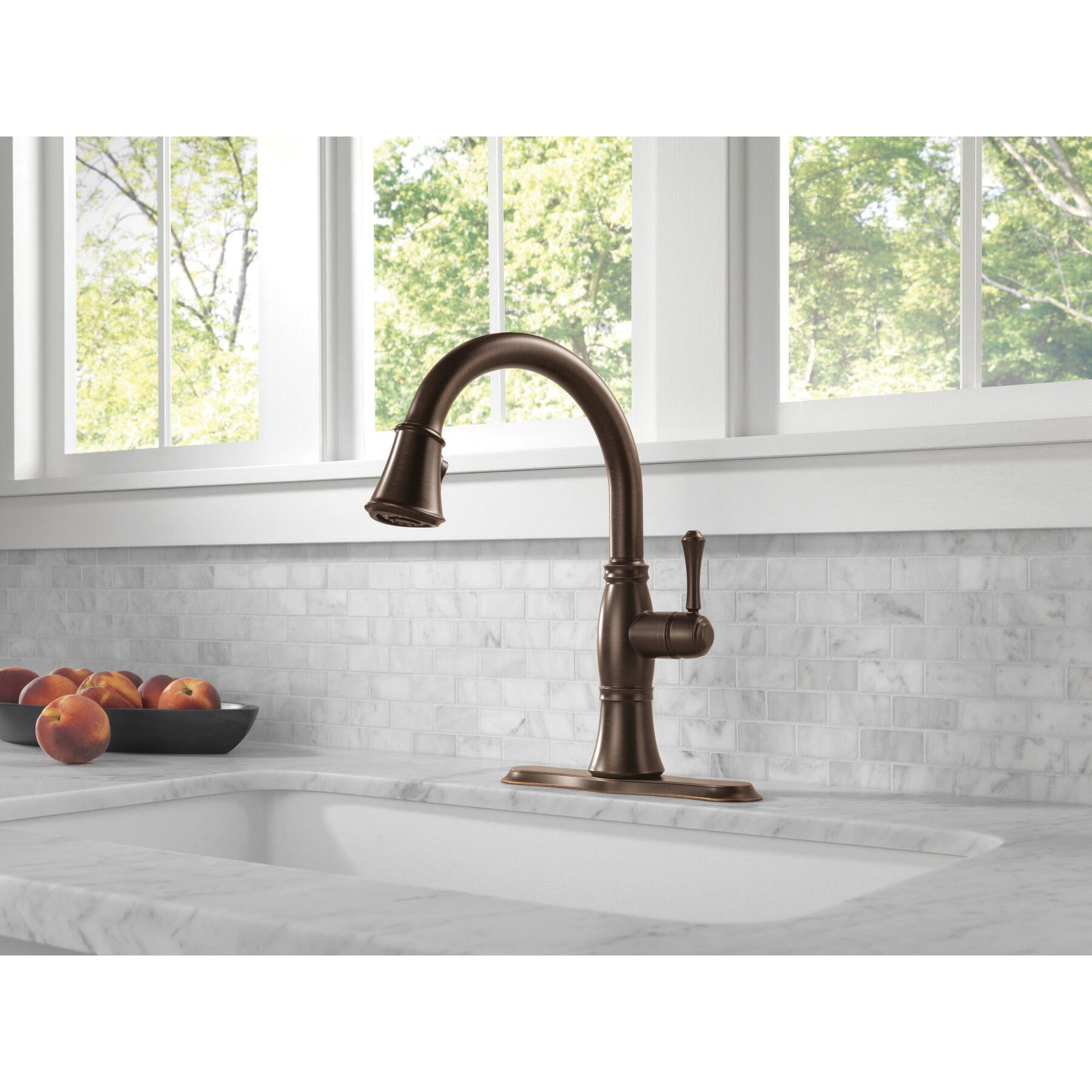 DELTA® Cassidy® RP71545 RP71545RB Escutcheon, Zinc, Venetian Bronze®, 10-1/4 in L x 1/2 in H thumbnail 3