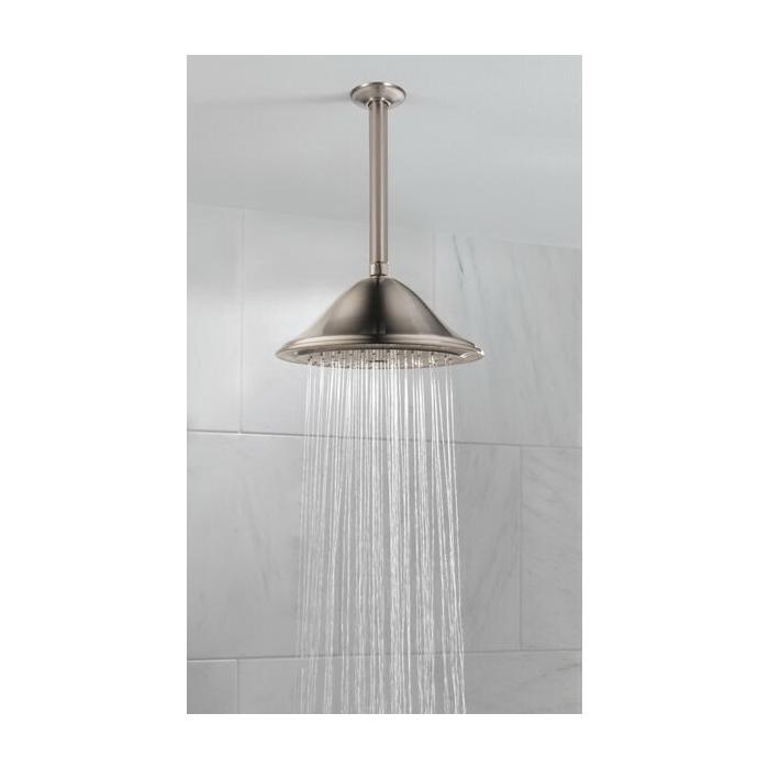 DELTA® RP72568SS Raincan Shower Head, 2.5 gpm, 1-Spray, 9-3/8 x 4-1/4 in Head, Stainless Steel thumbnail 2