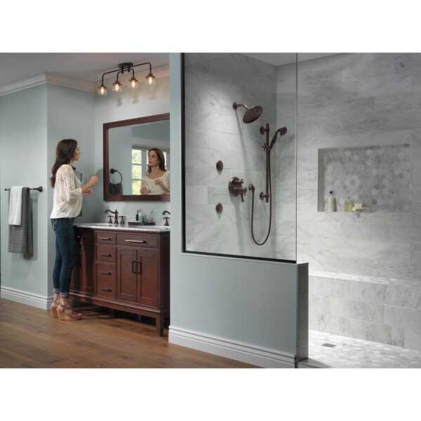 DELTA® SH5000-RB Spray Head, 1 gpm, Plastic, Venetian Bronze, Round Body Spray, 1 in L, 1-3/4 in Dia thumbnail 4