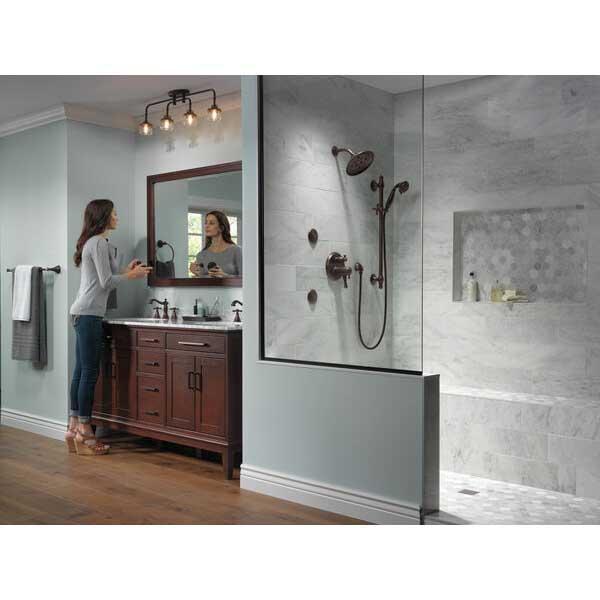 DELTA® SH5000-RB Spray Head, 1 gpm, Plastic, Venetian Bronze, Round Body Spray, 1 in L, 1-3/4 in Dia thumbnail 3