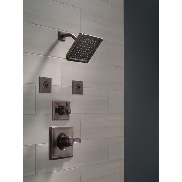 DELTA® SH5002-RB Spray Head, 1 gpm, Plastic, Venetian Bronze, Round Body Spray, 1 in L, 1-3/4 in Dia