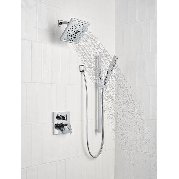 DELTA® SH5005 Spray Head, 1 gpm, Plastic, Chrome, Round Body Spray, 1 in L, 1-3/4 in Dia thumbnail 4