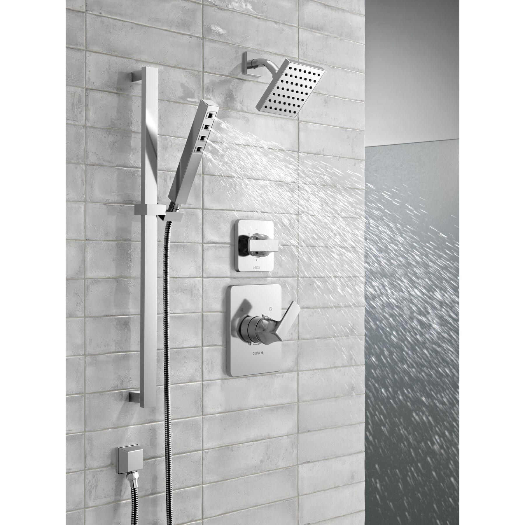 DELTA® Velum™ T11837 Diverter Trim, Lever Handle, 1-Handle -Handle, Zinc, Chrome