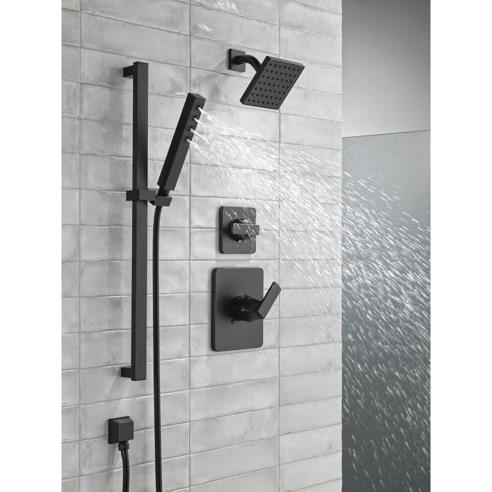 DELTA® Velum™ T11837-BL 3-Function Diverter Valve Trim, Matte Black thumbnail 2