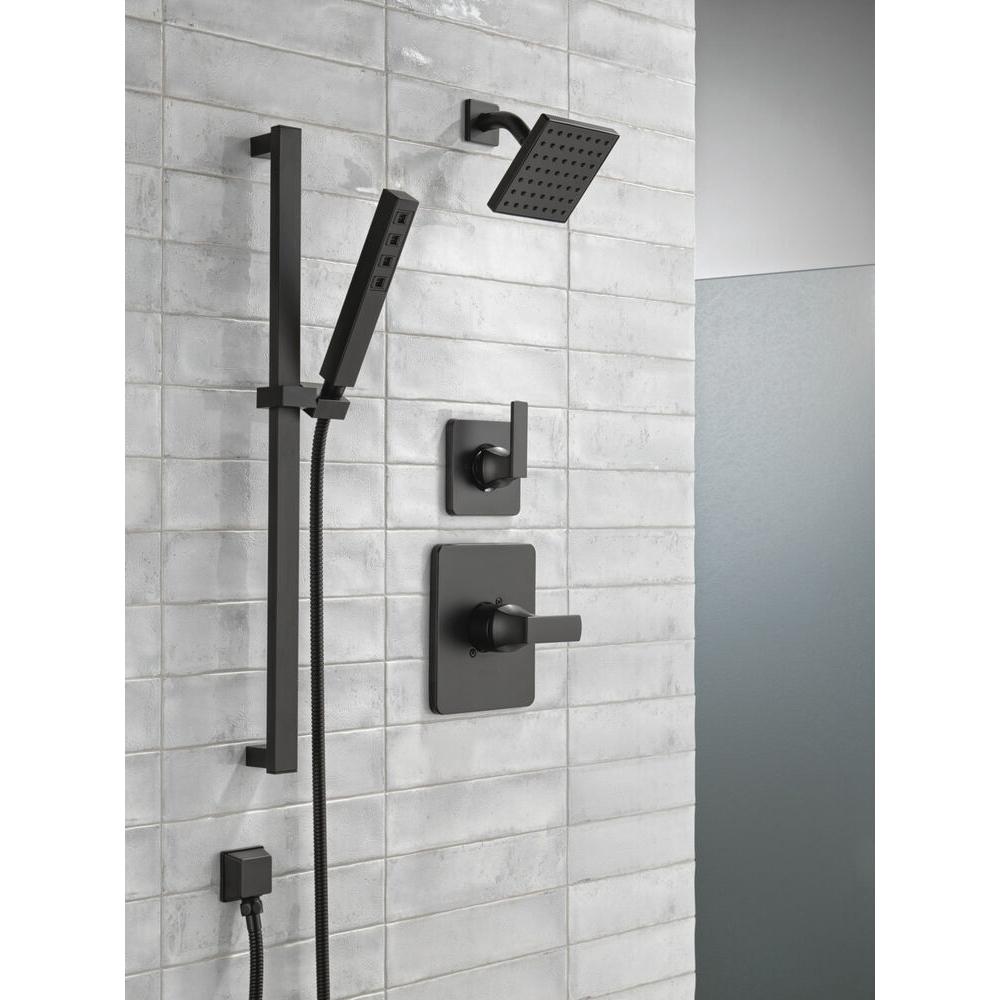 DELTA® Velum™ T11837-BL 3-Function Diverter Valve Trim, Matte Black thumbnail 3
