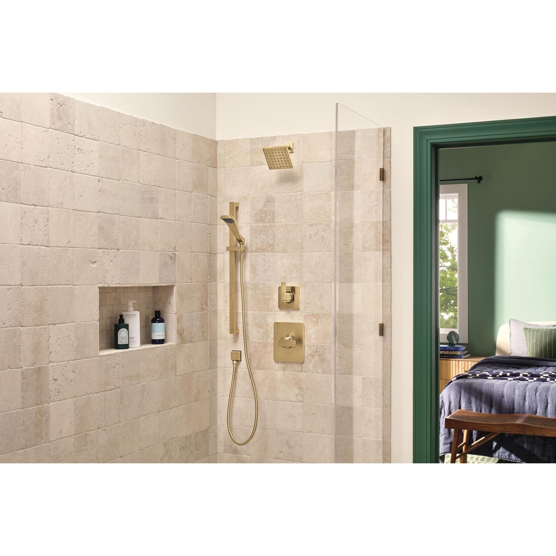 DELTA® Velum™ T11837-CZ Diverter Trim, Lever Handle, 1-Handle -Handle, Zinc, Champagne Bronze