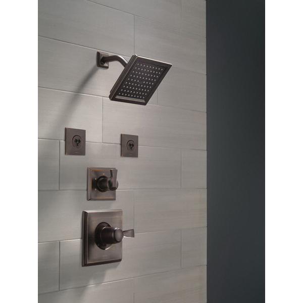 DELTA® T11851 Series Dryden® T11851-RB Diverter Trim, Lever Handle, 1-Handle -Handle, Venetian Bronze