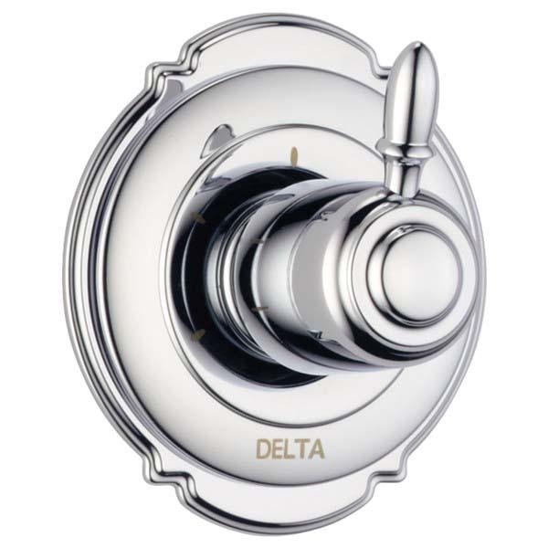 DELTA® Victorian® T11855 Valve Trim, Lever Handle, 1-Handle -Handle, Metal, Chrome-Plated thumbnail 2