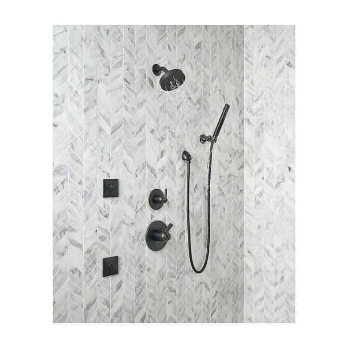 DELTA® Trinsic® Trinsic® T11859-BL Diverter Trim, Lever Handle, 1-Handle -Handle, Zinc, Matte Black thumbnail 3