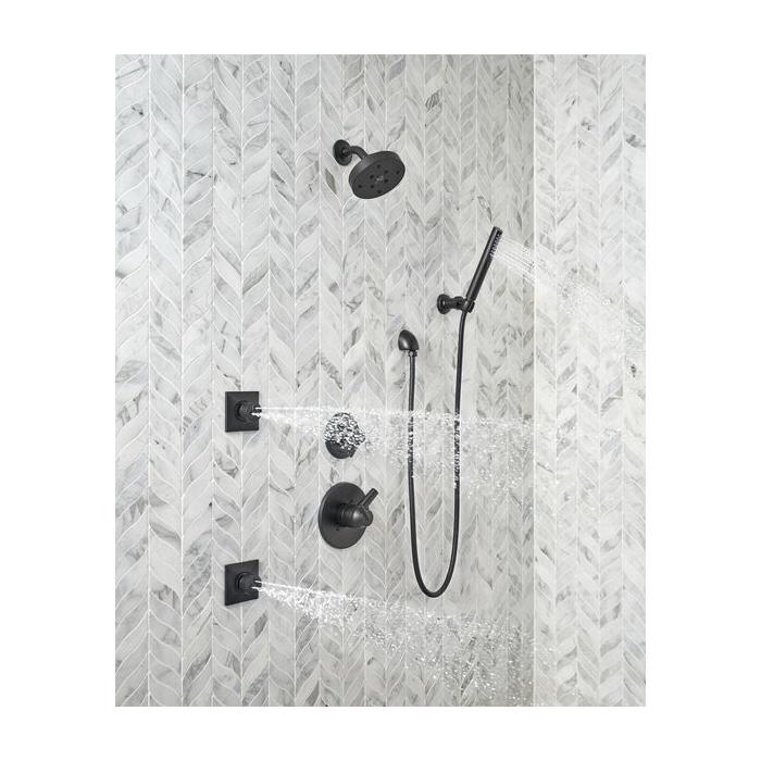 DELTA® Trinsic® Trinsic® T11859-BL Diverter Trim, Lever Handle, 1-Handle -Handle, Zinc, Matte Black thumbnail 4