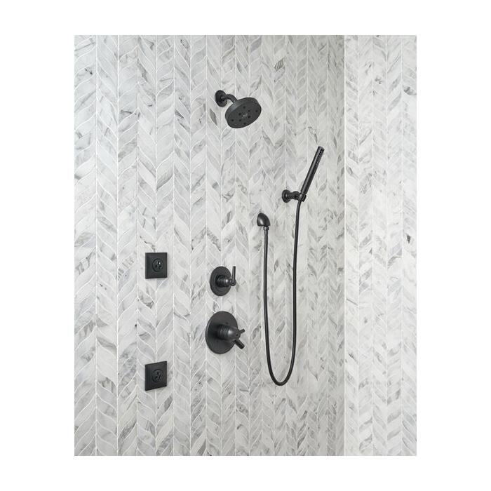 DELTA® Trinsic® Trinsic® T11859-BL Diverter Trim, Lever Handle, 1-Handle -Handle, Zinc, Matte Black thumbnail 2