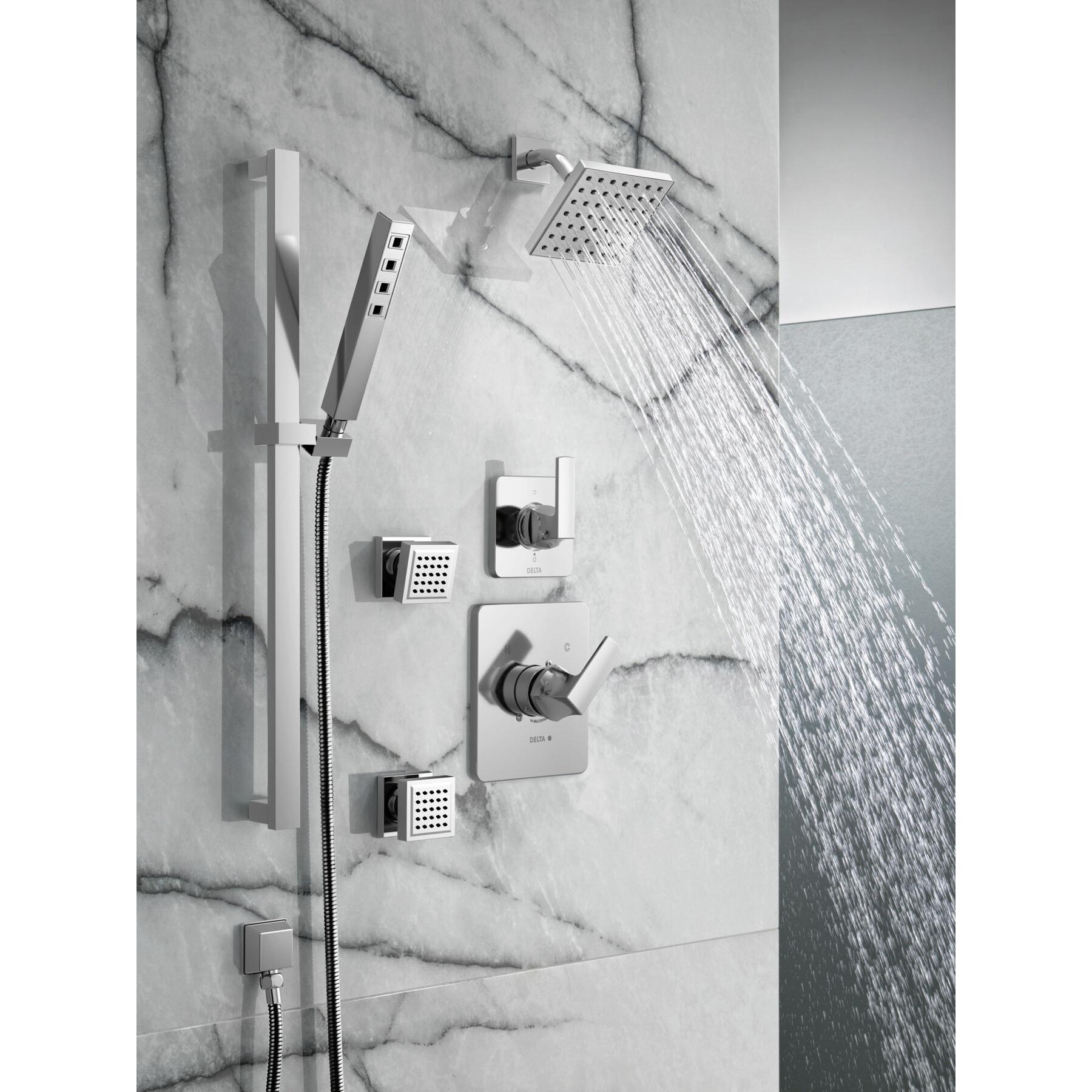 DELTA® Velum™ T11937 Diverter Trim, Lever Handle, 1-Handle -Handle, Zinc, Chrome thumbnail 4