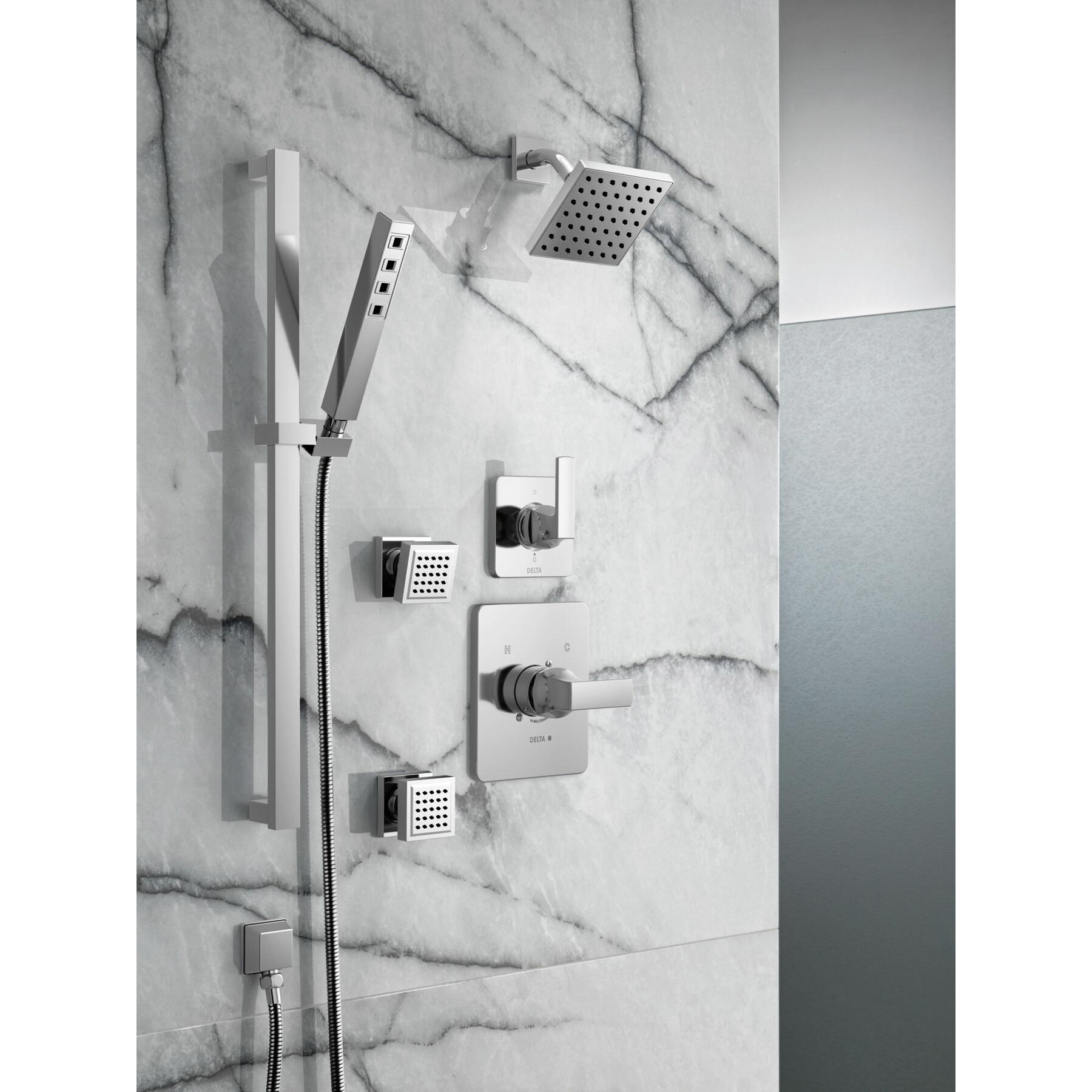 DELTA® Velum™ T11937 Diverter Trim, Lever Handle, 1-Handle -Handle, Zinc, Chrome