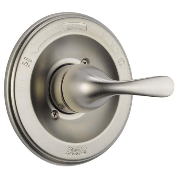 DELTA® 13 Series Classic® T13020-SS Valve Only Trim, Lever Handle, 1-Handle -Handle, Brass, Stainless Steel