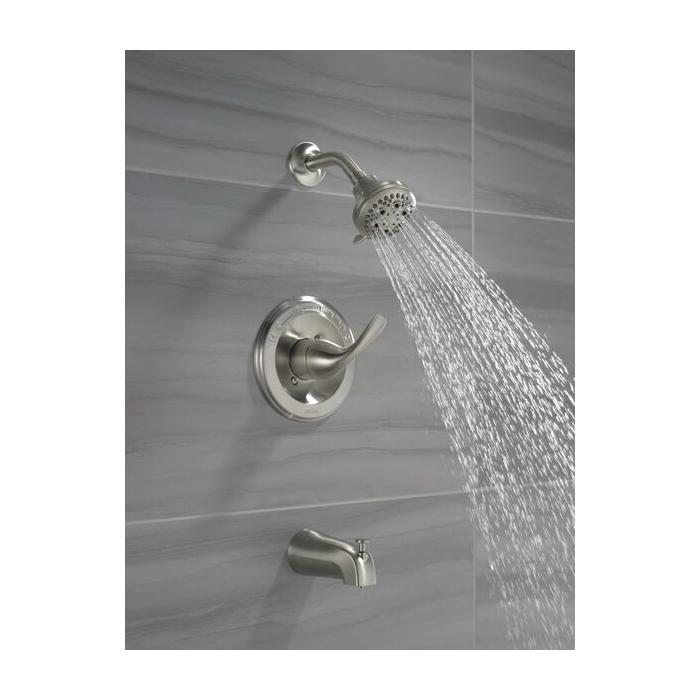 DELTA® 13 Series Classics™ T13420-SS Tub and Shower Trim Kit, 1/2 in, IPS x Slip x C, Brass, Brilliance® Stainless Steel thumbnail 2