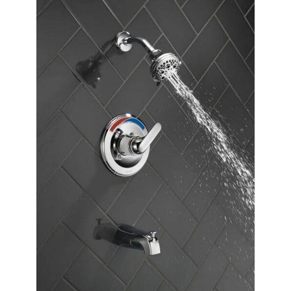 DELTA® Monitor® Monitor® 13 Series HDF® T13491 Tub and Shower Faucet Trim, Chrome, 1-Handle, 1.75 gpm thumbnail 2