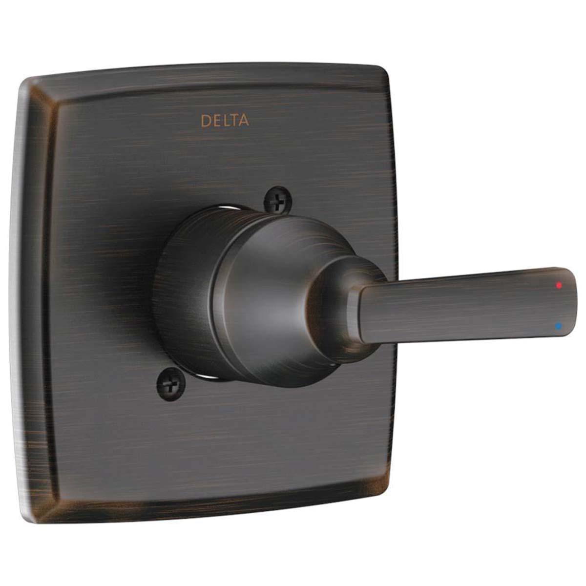 DELTA® 14 Series Ashlyn® T14064-RB Valve Only Trim, Lever Handle, 1-Handle -Handle, Plastic/Zinc, Venetian Bronze