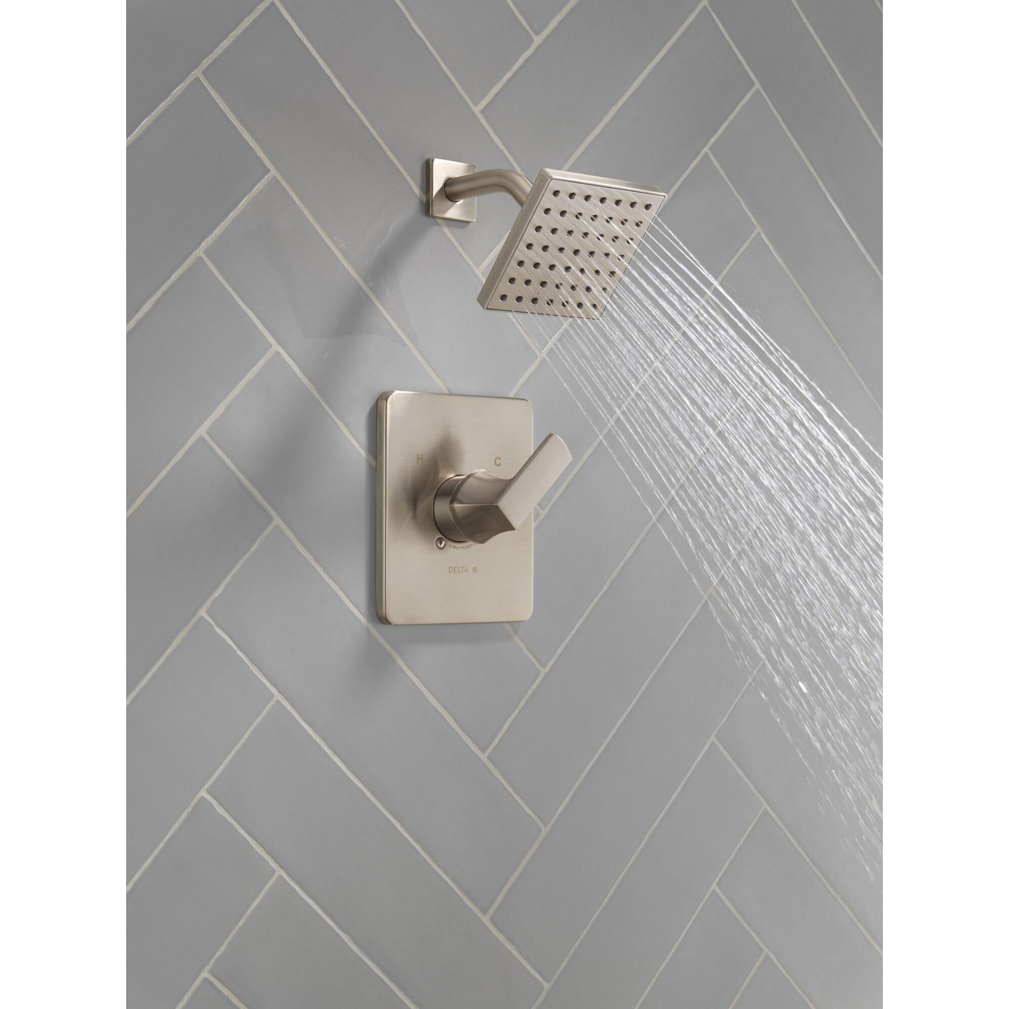 DELTA® Velum™ T14237-SS Shower Only Faucet Trim, Brass, Stainless, 1-Handle, 1.75 gpm thumbnail 4