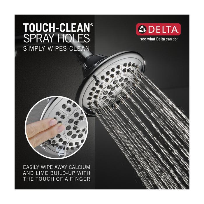 DELTA® Lahara® T14238 Shower Trim Kit, 1/2 in, 3/4 in, Brass, Chrome, 1-Handle-Handle, 1.75 gpm thumbnail 2