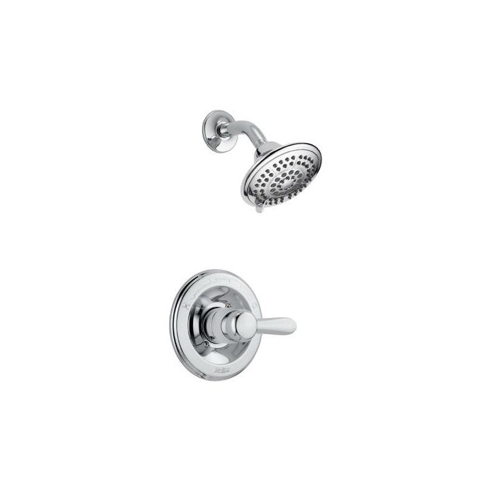 DELTA® Lahara® T14238 Shower Trim Kit, 1/2 in, 3/4 in, Brass, Chrome, 1-Handle-Handle, 1.75 gpm thumbnail 3
