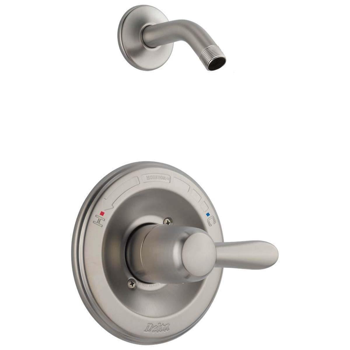DELTA® 14 Series Lahara® T14238-SSLHD Shower Trim, Brass, Stainless Steel, 1-Handle -Handle, 1.75 gpm thumbnail 2