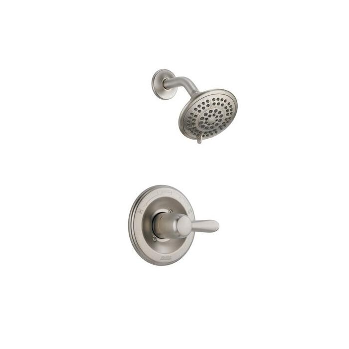 DELTA® Lahara® T14238-SS Shower Trim Kit, 1/2 in, 3/4 in, Brass, Brilliance Stainless Steel, 1-Handle -Handle, 1.75 gpm thumbnail 2