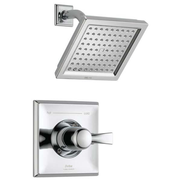 DELTA® Monitor® 14 Series Dryden™ T14251 Shower Trim, Brass, Chrome, 1-Handle-Handle, 2.5 gpm