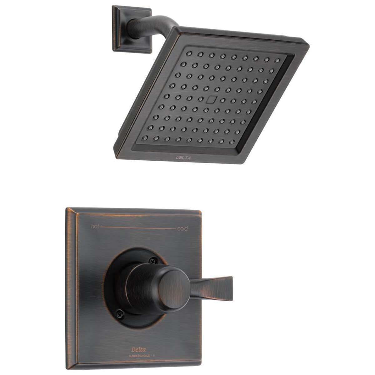 DELTA® Monitor® 14 Series Dryden™ T14251-RB Shower Trim, Brass, Venetian Bronze, 1-Handle -Handle, 2.5 gpm