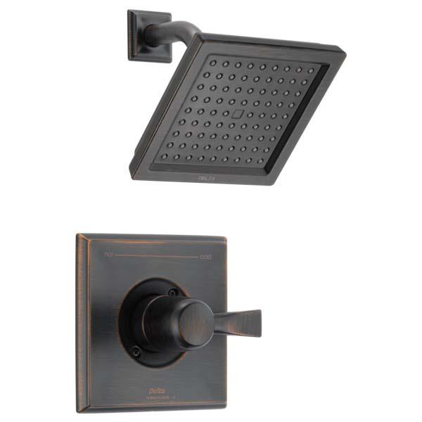 DELTA® Monitor® 14 Series Dryden™ T14251-RB Shower Trim, Brass, Venetian Bronze, 1-Handle -Handle, 2.5 gpm thumbnail 2