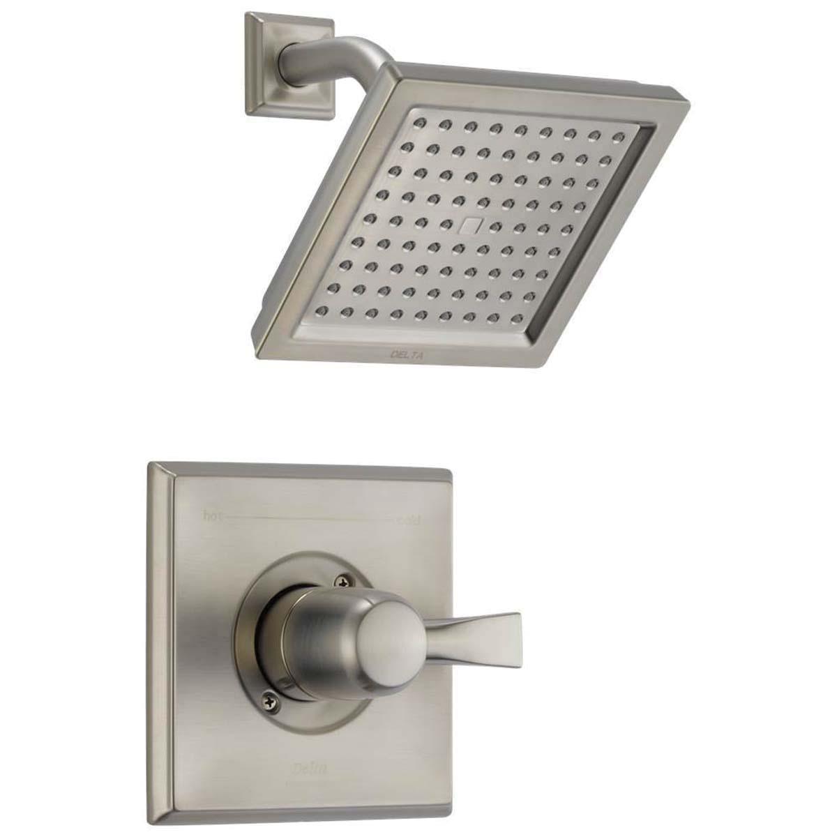 DELTA® Monitor® 14 Series Dryden™ T14251-SS Shower Trim, Brass, Brilliance Stainless Steel, 1-Handle -Handle, 2.5 gpm