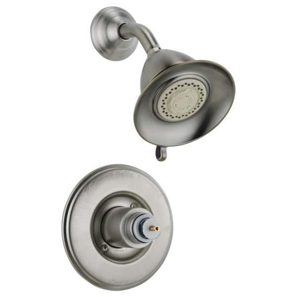DELTA® Monitor® 14 Series Victorian® T14255-SSLHP Shower Trim, Brass, Brilliance Stainless Steel, 1-Handle -Handle thumbnail 2
