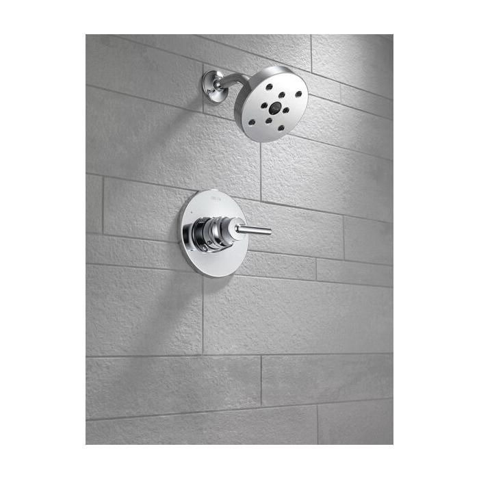 DELTA® Monitor® 14 Series Trinsic® T14259 Shower Trim, Brass, Chrome, 1-Handle-Handle, 1.75 gpm thumbnail 2