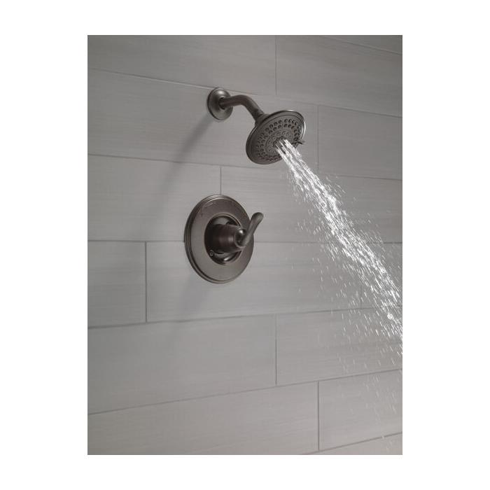 DELTA® Linden™ T14294-RB Shower Trim Kit, Brass, Venetian Bronze, 1-Handle -Handle, 1.75 gpm thumbnail 2