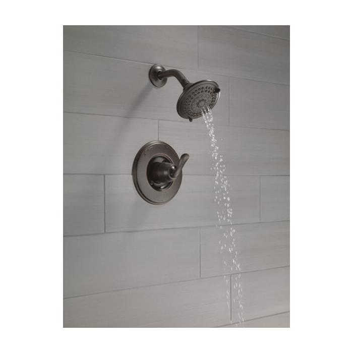 DELTA® Linden™ T14294-RB Shower Trim Kit, Brass, Venetian Bronze, 1-Handle -Handle, 1.75 gpm thumbnail 3