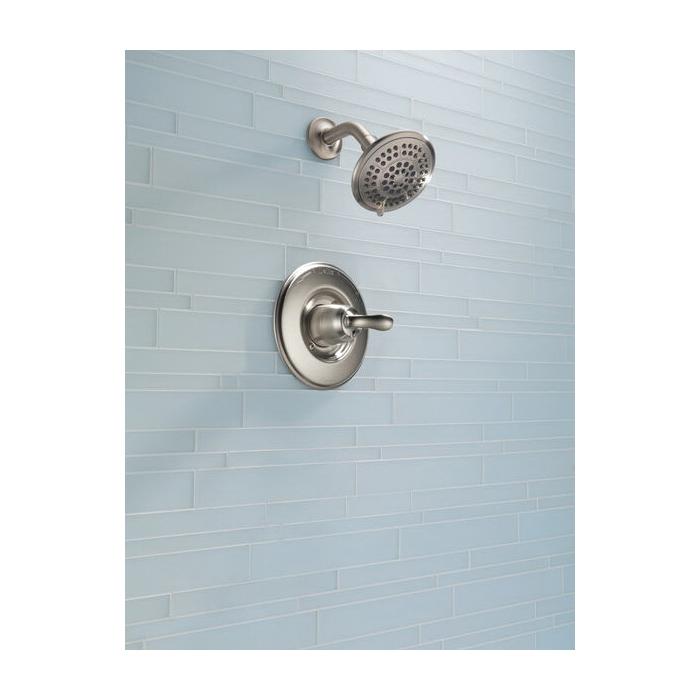 DELTA® Linden™ T14294-SS Shower Trim Kit, Brass, Brilliance Stainless Steel, 1-Handle -Handle, 1.75 gpm thumbnail 3